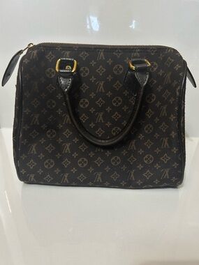 LV Style Monogram Speedy Bag Brown | Handbag